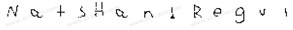 NatsHand Regular字体转换